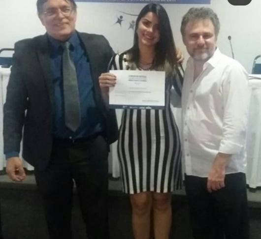 Thiara com certificado — X Encontro Nacional Brasília 2017